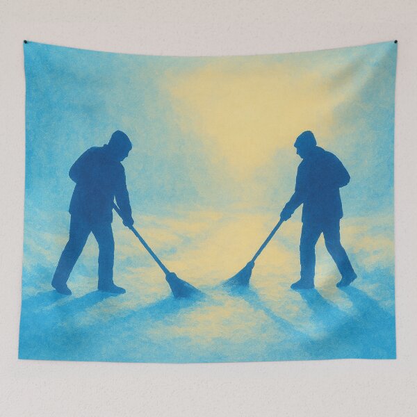 Item preview, Together in the snow and fog designed and sold by Sigtrix.
