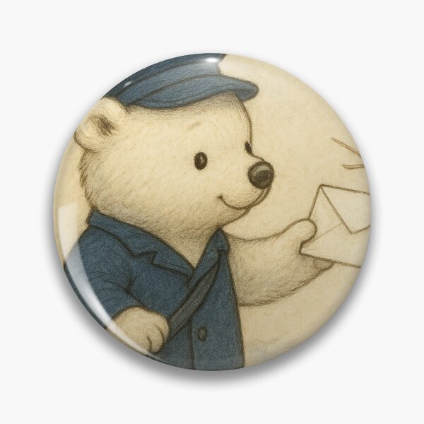 Item preview, Little polar bear brings the mail designed and sold by Mauswohn.