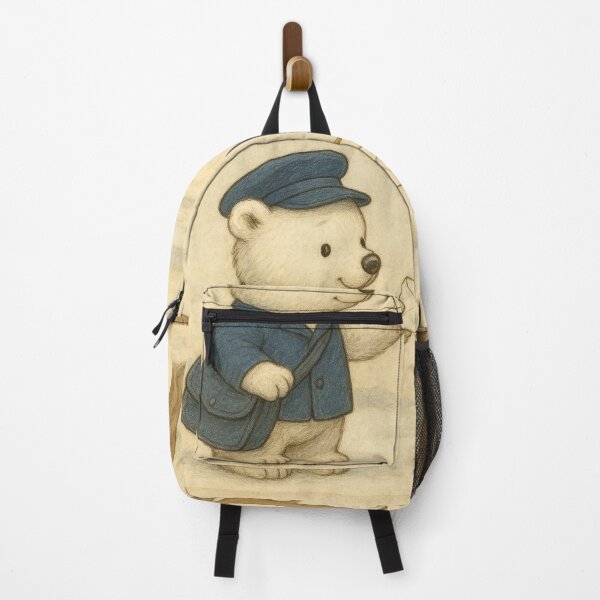 Item preview, Little polar bear brings the mail designed and sold by Mauswohn.
