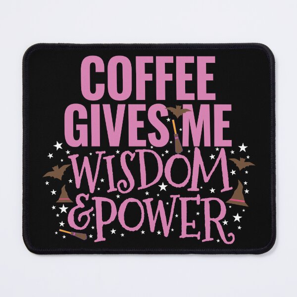 Item preview, Coffee gives me wisdom and power Halloween designed and sold by Innet.