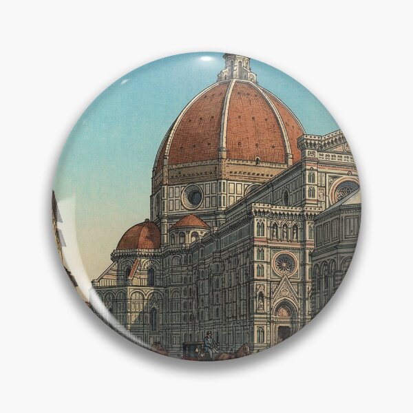 Artikelvorschau, Kathedrale Santa Maria del Fiore, japanischer Holzschnitt entworfen und verkauft von Takeda-art.