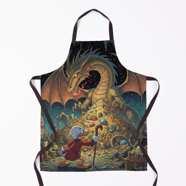 Item preview, Scrooge McDuck Dragon Guarded Treasure Loot Riches designed and sold by GEK-NERD.