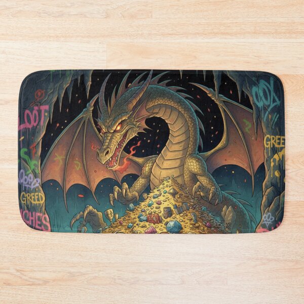 Item preview, Scrooge McDuck Dragon Guarded Treasure Loot Riches designed and sold by GEK-NERD.