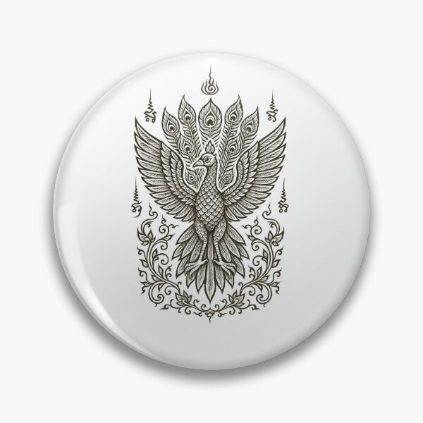Item preview,  Sacred Peacock Yantra – Majestic Divine Bird of Prosperity & Protection designed and sold by Sksticker991.