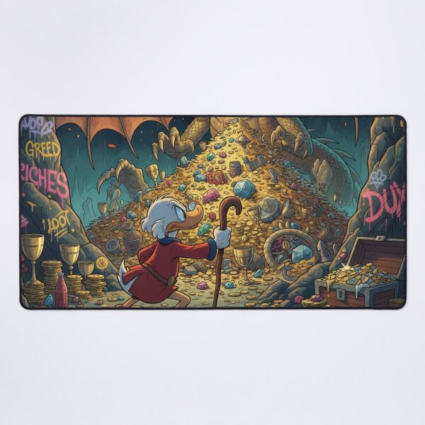 Item preview, Scrooge McDuck Dragon Guarded Treasure Loot Riches designed and sold by GEK-NERD.