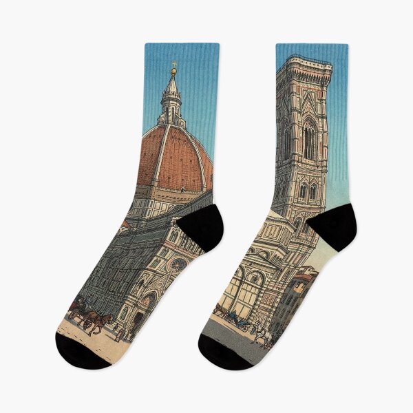 Item preview, Cathedral of Santa Maria del Fiore Japanese Woodblock Print designed and sold by Takeda-art.