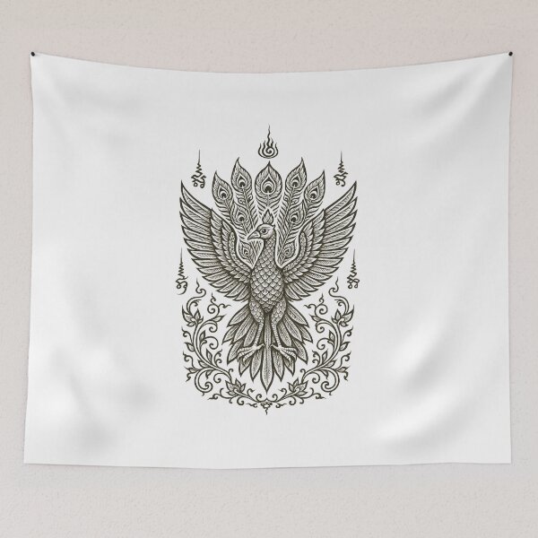 Item preview,  Sacred Peacock Yantra – Majestic Divine Bird of Prosperity & Protection designed and sold by Sksticker991.