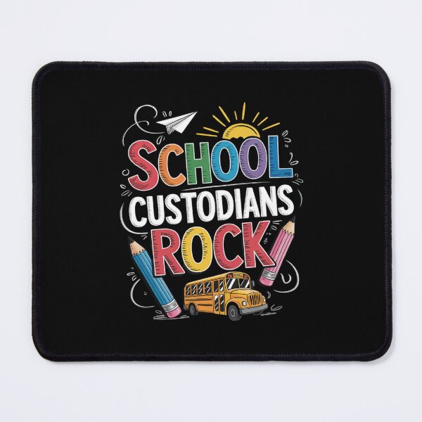 Item preview, Back To School Custodians Rock Cool Janitor 100th Day Kids  designed and sold by PowAcademy.