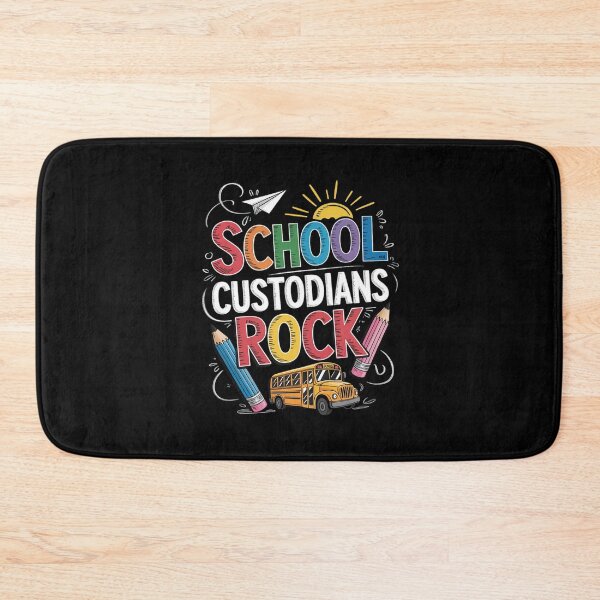 Item preview, Back To School Custodians Rock Cool Janitor 100th Day Kids  designed and sold by PowAcademy.