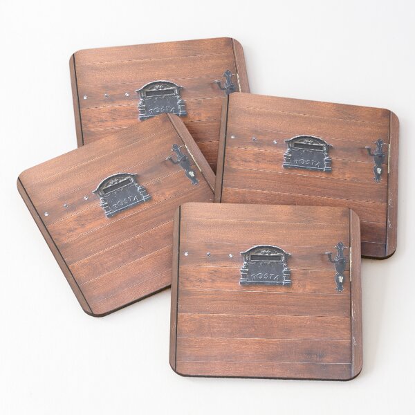 Item preview, Postbox on a Wooden Door designed and sold by UrsulaRodgers.