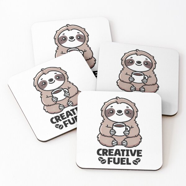 Item preview, Creative Fuel Funny Coffee Lover Sloth designed and sold by KD Merch.