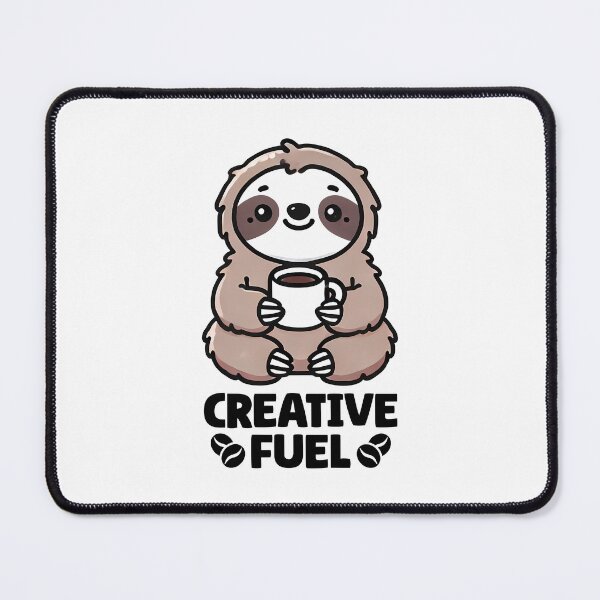Item preview, Creative Fuel Funny Coffee Lover Sloth designed and sold by KD Merch.