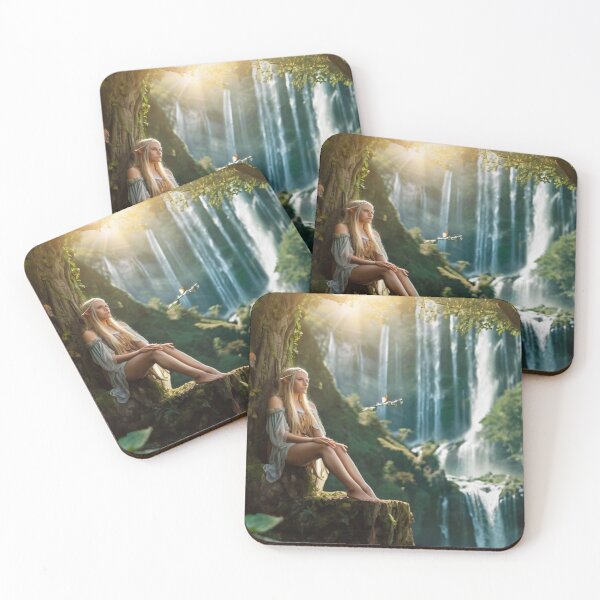 Item preview, Enchanted Wood Sanctuary of the Elf Maiden designed and sold by BlareBlare.