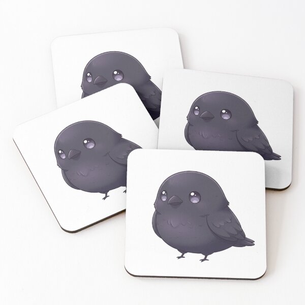 Item preview, Dark Kawaii Crow designed and sold by BloodMoonDesigns.