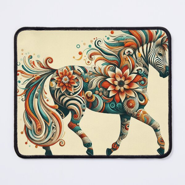 Item preview, Thai Flower Pattern on Zebra Skin designed and sold by Vanich-Panich.
