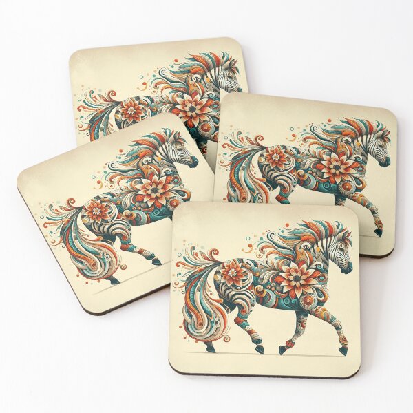 Item preview, Thai Flower Pattern on Zebra Skin   designed and sold by Vanich-Panich.