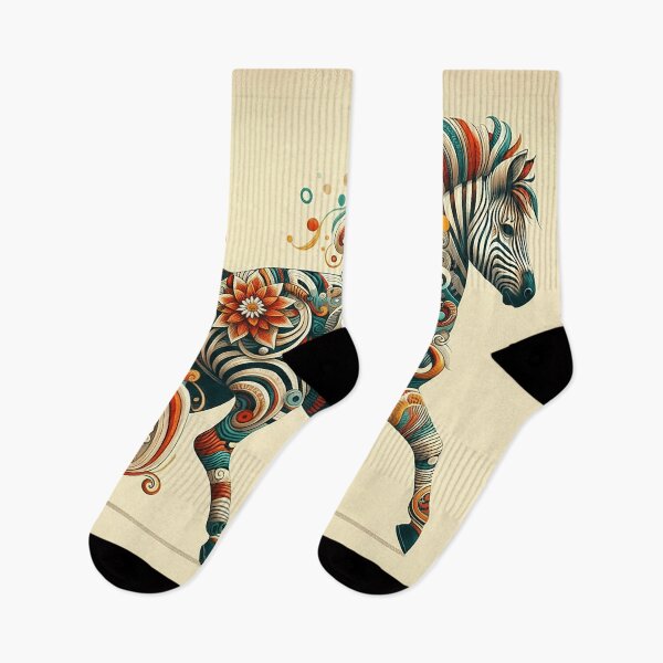 Item preview, Thai Flower Pattern on Zebra Skin   designed and sold by Vanich-Panich.