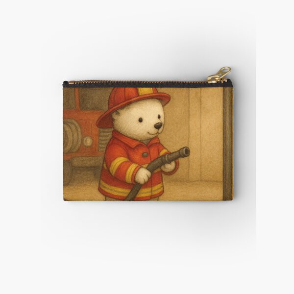 Item preview, Little polar bear works for the fire department designed and sold by Mauswohn.