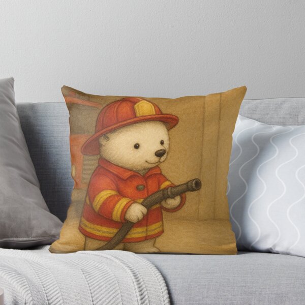 Item preview, Little polar bear works for the fire department designed and sold by Mauswohn.