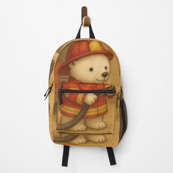 Item preview, Little polar bear works for the fire department designed and sold by Mauswohn.