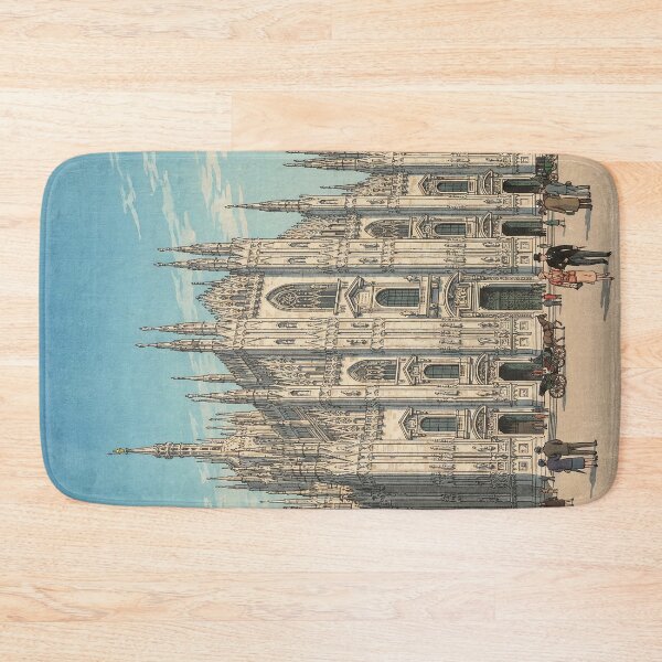 Item preview, Milan Cathedral Japanese Woodblock Print designed and sold by Takeda-art.