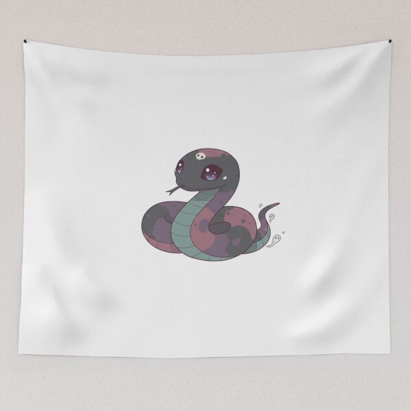 Aperçu de l'œuvre Serpent Kawaii Sombre créée et vendue par BloodMoonDesigns.
