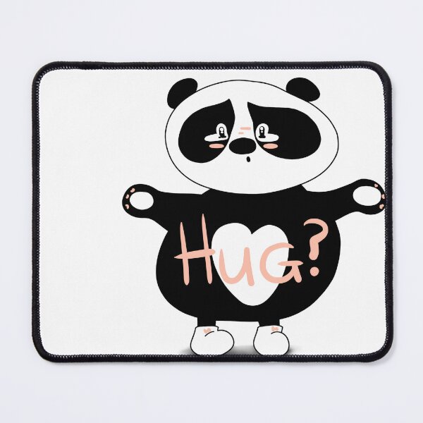Item preview, Cute Panda Hug Design - Kawaii Panda Illustration designed and sold by Rangmanch.