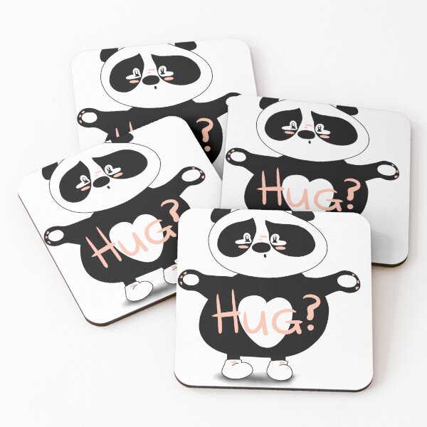 Item preview, Cute Panda Hug Design - Kawaii Panda Illustration designed and sold by Rangmanch.