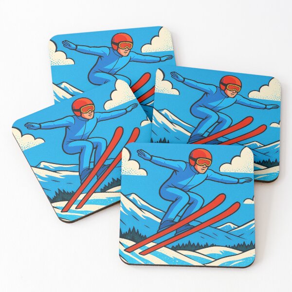 Item preview, Ski jumping over pop landscape designed and sold by Sigtrix.