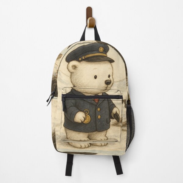 Item preview, Little polar bear rides the train designed and sold by Mauswohn.