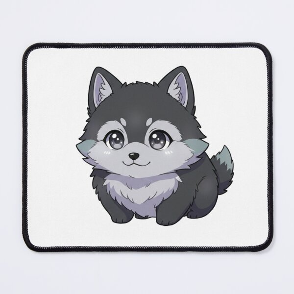 Item preview, Dark Kawaii Wolf Pup designed and sold by BloodMoonDesigns.