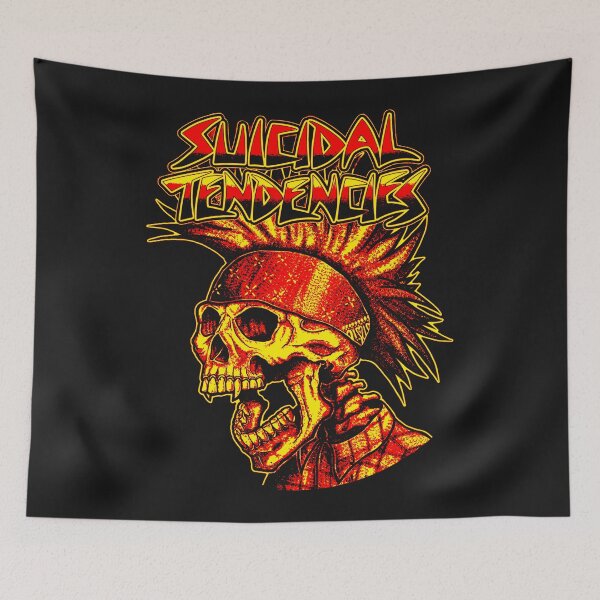 Item preview, Punk Orange Skull designed and sold by nerdyygraphic.