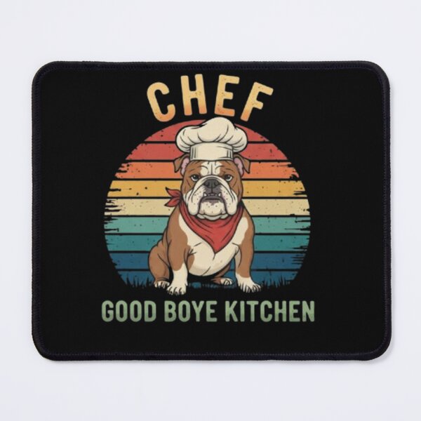 Item preview, Retro Bulldog Chef Design designed and sold by Dogandesighn.