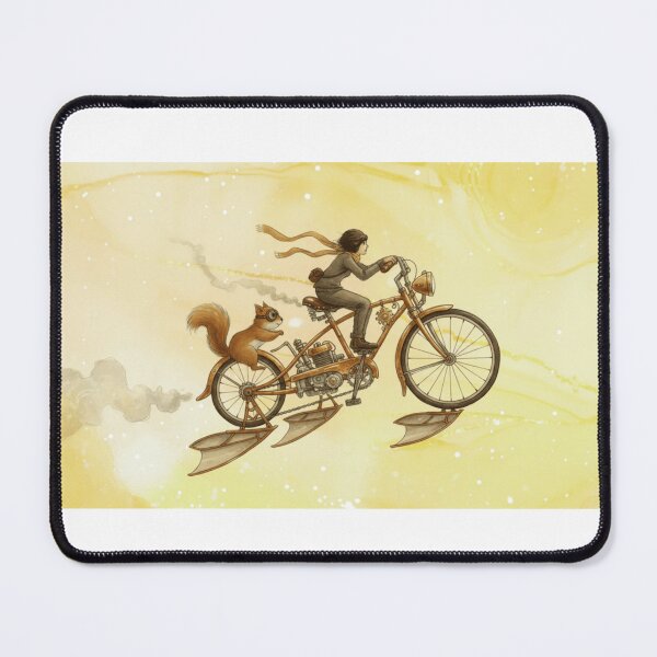 Item preview, Steampunk Sky Ride - Belle & Squirrel Bicycle Adventure designed and sold by JaneMcCarthyDNA.