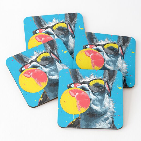 Item preview, Chic Pop Art - Llama's Bubblegum Burst designed and sold by DanielY01.