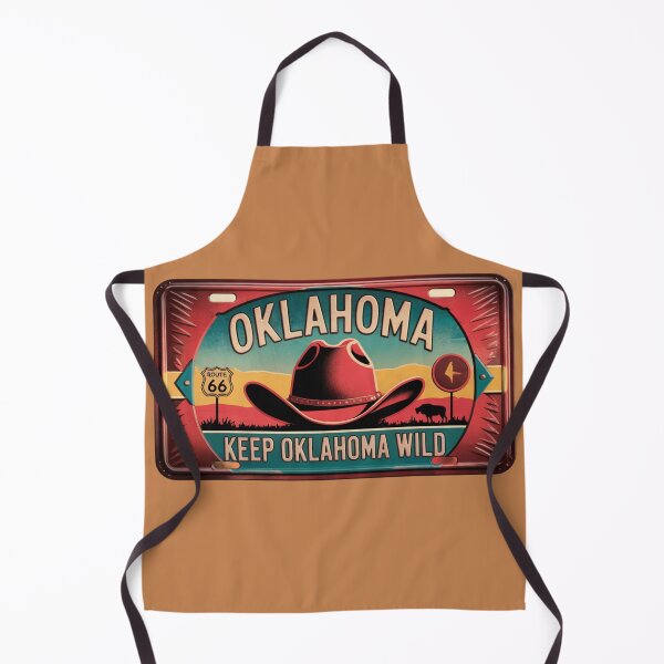 Item preview, Oklahoma Classic Prairie Plate Artwork designed and sold by The Souvenir Dept..