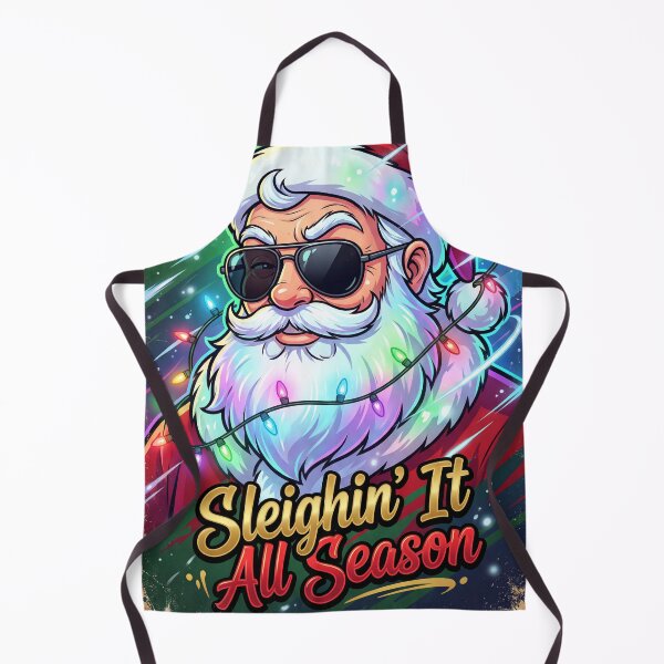 Item preview, SLEIGHIN' IT ALL SEASON. Trending Christmas designs. AI Generated. designed and sold by GreaterVibePOD.