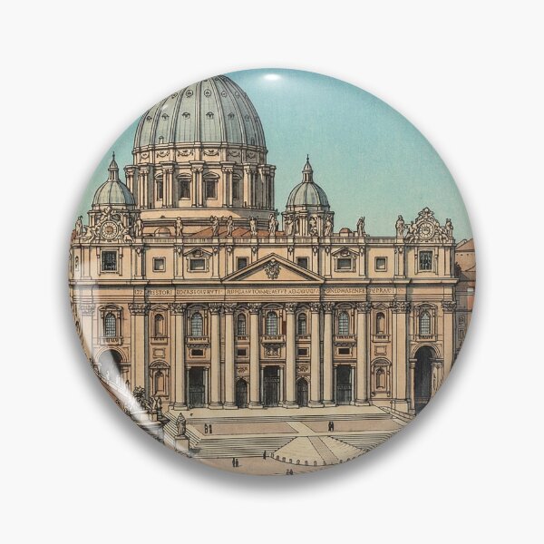 Item preview, St Peters Basilica Japanese Woodblock Print designed and sold by Takeda-art.