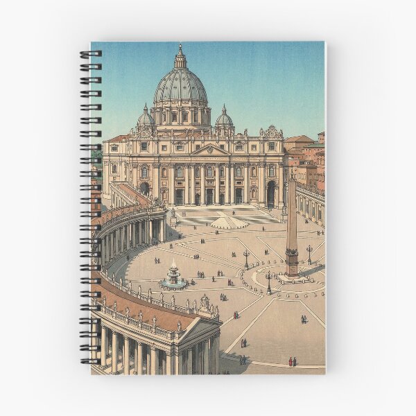 Item preview, St Peters Basilica Japanese Woodblock Print designed and sold by Takeda-art.