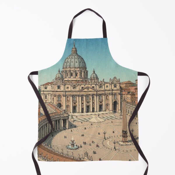 Item preview, St Peters Basilica Japanese Woodblock Print designed and sold by Takeda-art.