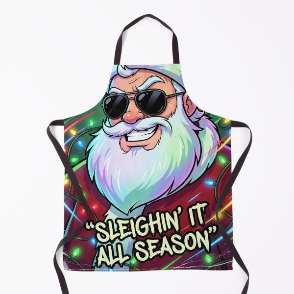 Item preview, SLEIGHIN' IT ALL SEASON. Trending Christmas designs. AI Generated. designed and sold by GreaterVibePOD.