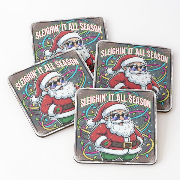 Item preview, SLEIGHIN' IT ALL SEASON. Trending Christmas designs. AI Generated. designed and sold by GreaterVibePOD.