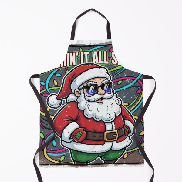Item preview, SLEIGHIN' IT ALL SEASON. Trending Christmas designs. AI Generated. designed and sold by GreaterVibePOD.