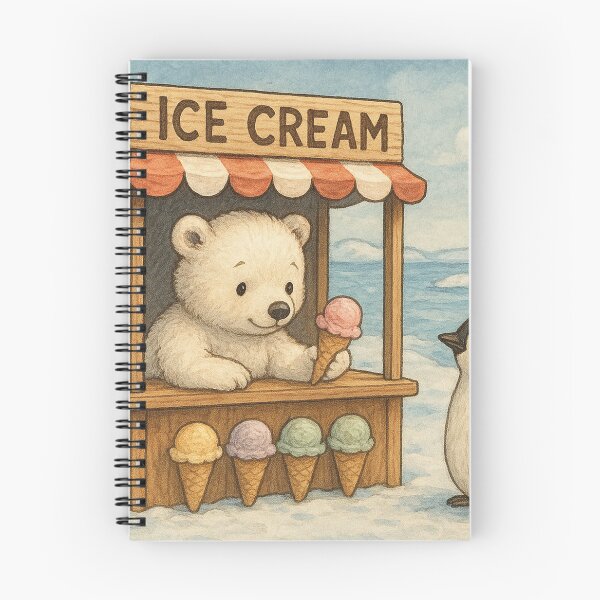 Item preview, Little polar bear sells ice cream designed and sold by Mauswohn.
