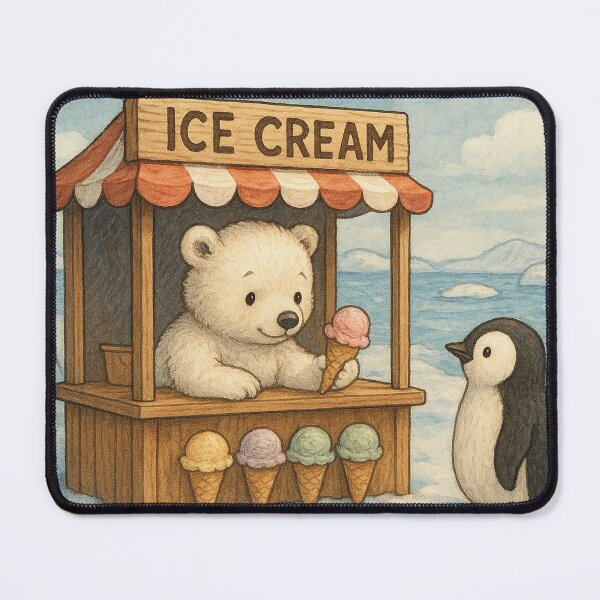 Item preview, Little polar bear sells ice cream designed and sold by Mauswohn.