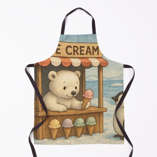 Item preview, Little polar bear sells ice cream designed and sold by Mauswohn.