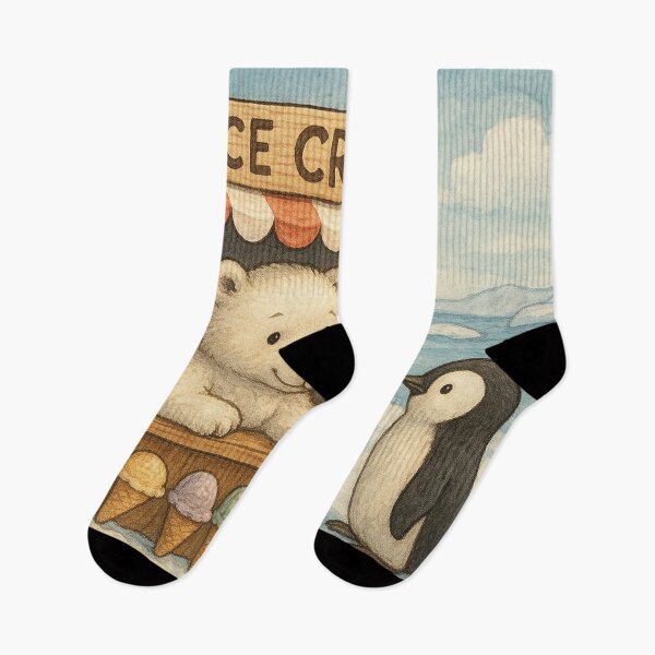 Item preview, Little polar bear sells ice cream designed and sold by Mauswohn.