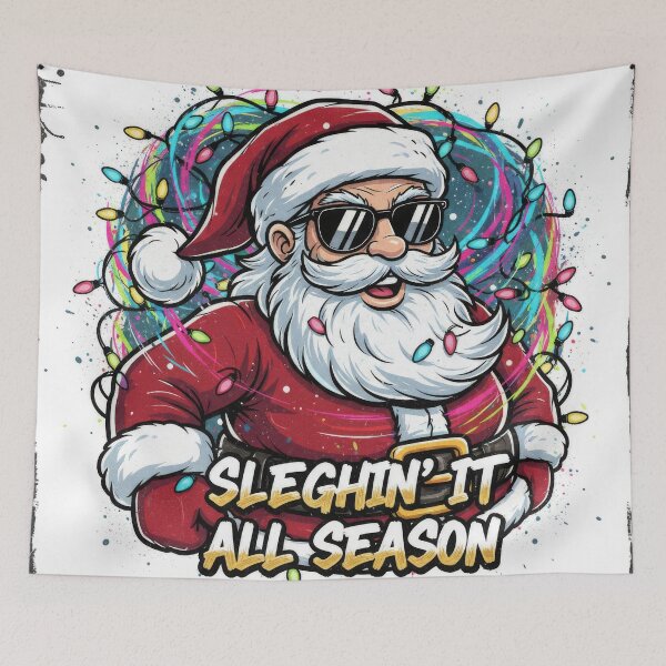 Item preview, SLEIGHIN' IT ALL SEASON. Trending  Christmas designs. AI Generated. designed and sold by GreaterVibePOD.