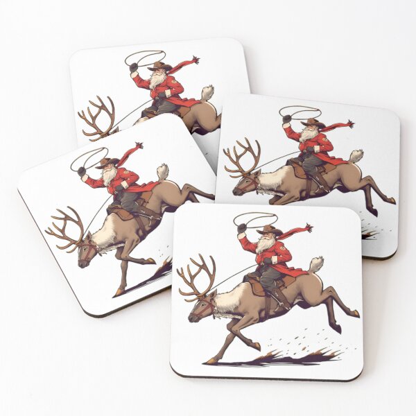 Item preview, Cowboy Santa Western Christmas Classic designed and sold by Thread&Fable.