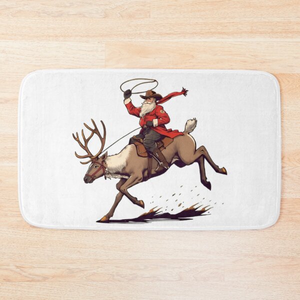 Item preview, Cowboy Santa Western Christmas Classic designed and sold by Thread&Fable.